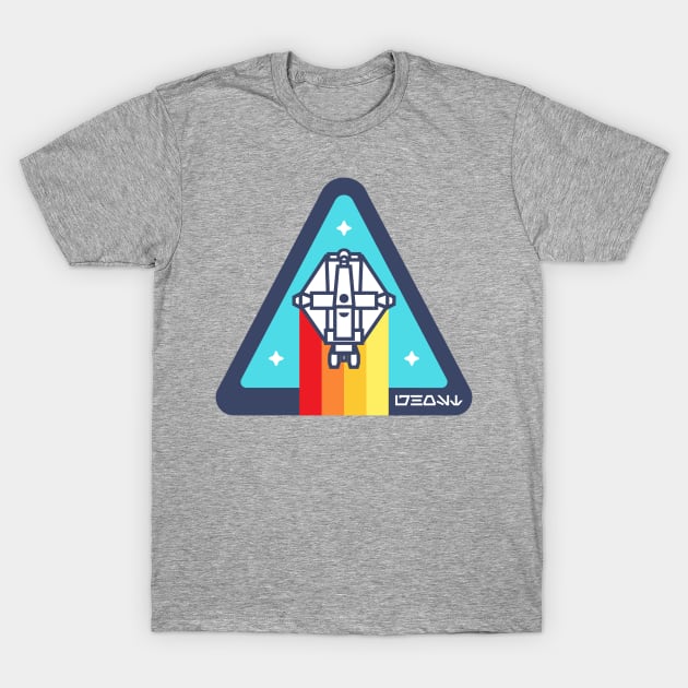 Ghost Mission Patch T-Shirt by artnessbyjustinbrown